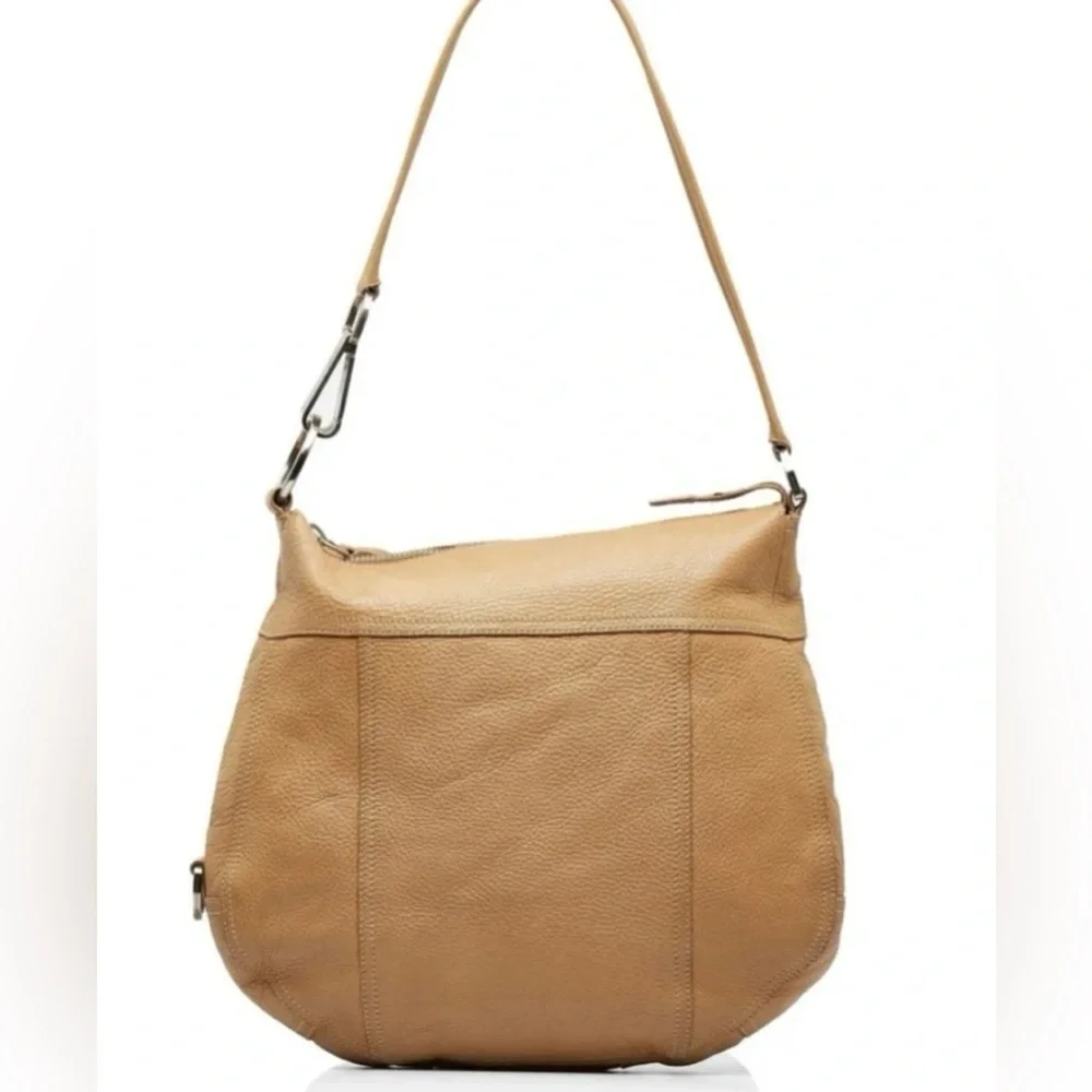 PRADA Vitello Daino Leather Hobo Bag